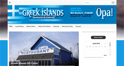 Desktop Screenshot of greekislandsrestaurant.com