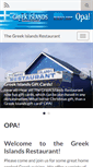 Mobile Screenshot of greekislandsrestaurant.com